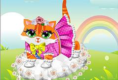 Одень Милого Котенка - Cute Kitty Dress Up
